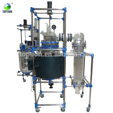 Double Wall Jacketed Conical Fermenter/Glass Reactor with custommizable features